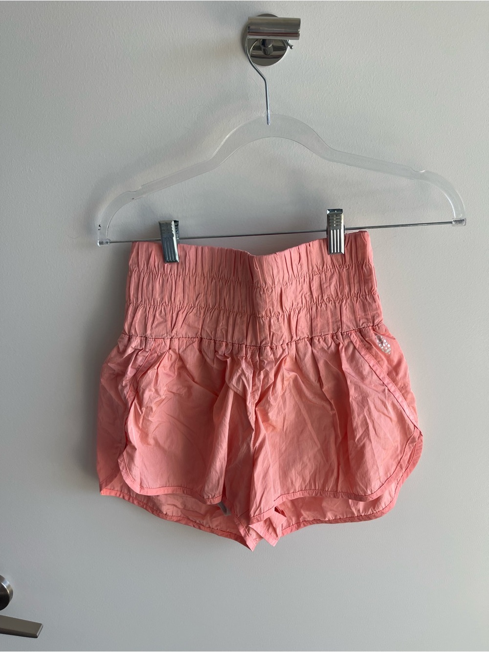 Free People High-Waist Pink Shorts